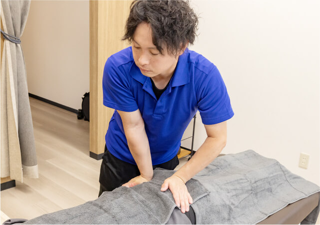 施術の様子