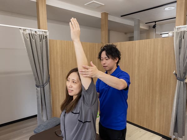 身体のバランスのチェック