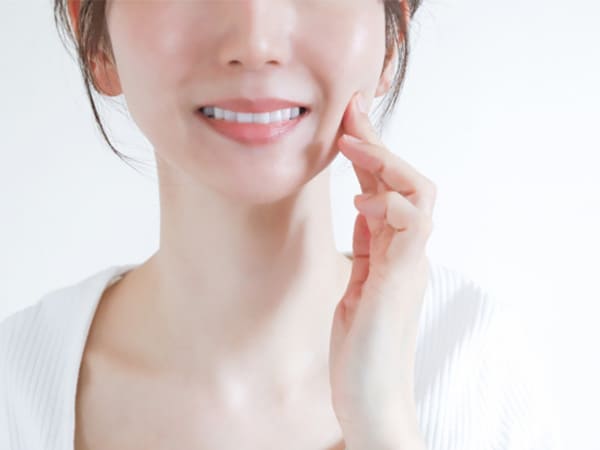 ハリとツヤのある肌